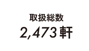 取扱総数2,473軒